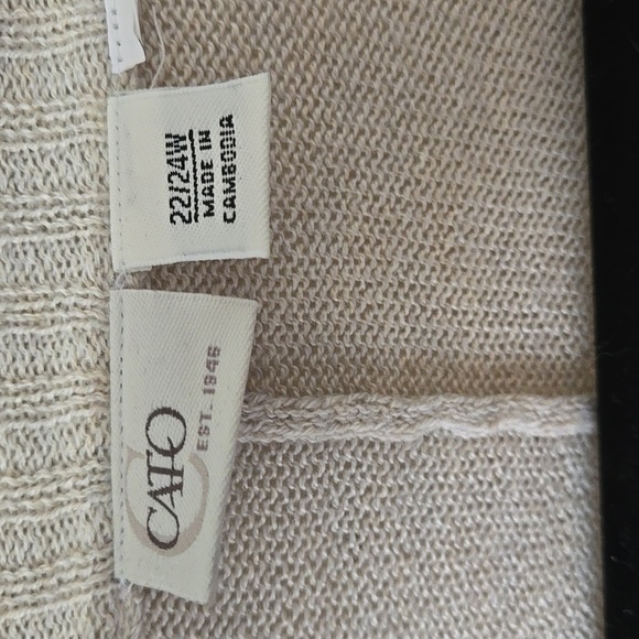 Cato Lades Plus 22/24W Poncho - Picture 4 of 7